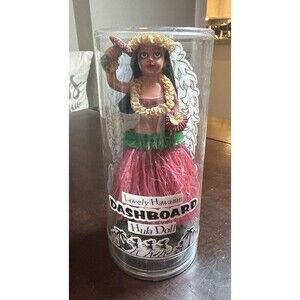 Lovely Hawaiian Dashboard Dancing HULA DOLL Bobble Official Souvenir KC Hawaii